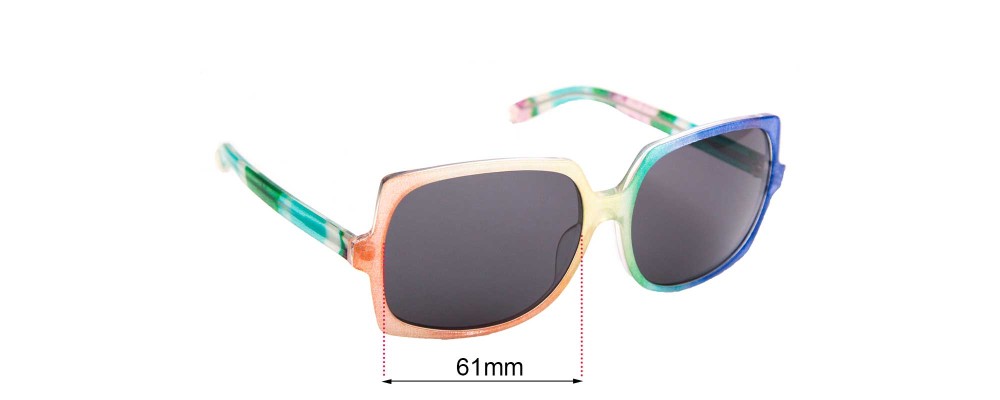 Camilla Unknown Replacement Sunglass Lenses - 61mm Wide